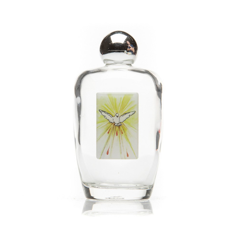 Weihwasserflasche Glas Bild Heiliger Geist Weihwasserflasche Glas Bild Heiliger Geist