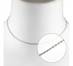 BSR-C2-40 Halskette 40cm Silber 925
