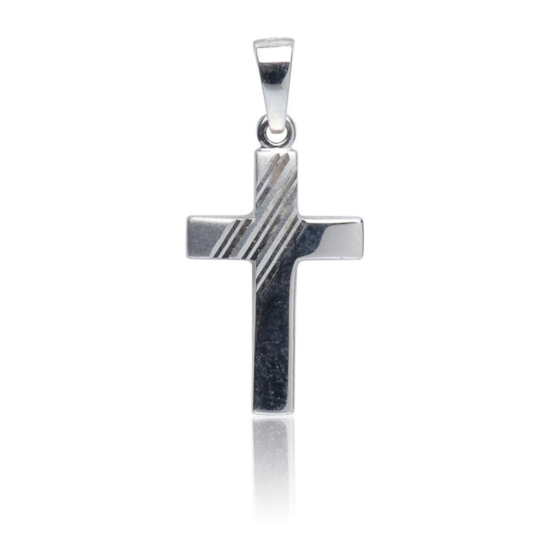 Kettenanhänger Kreuz, 925 Silber