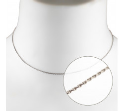 BSR-C2-50 Halskette 50cm Silber 925