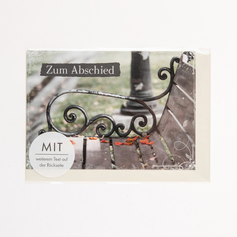 Billet: Zum Abschied Billet: Zum Abschied