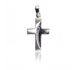 Kettenanhänger Kreuz, 925 Silber