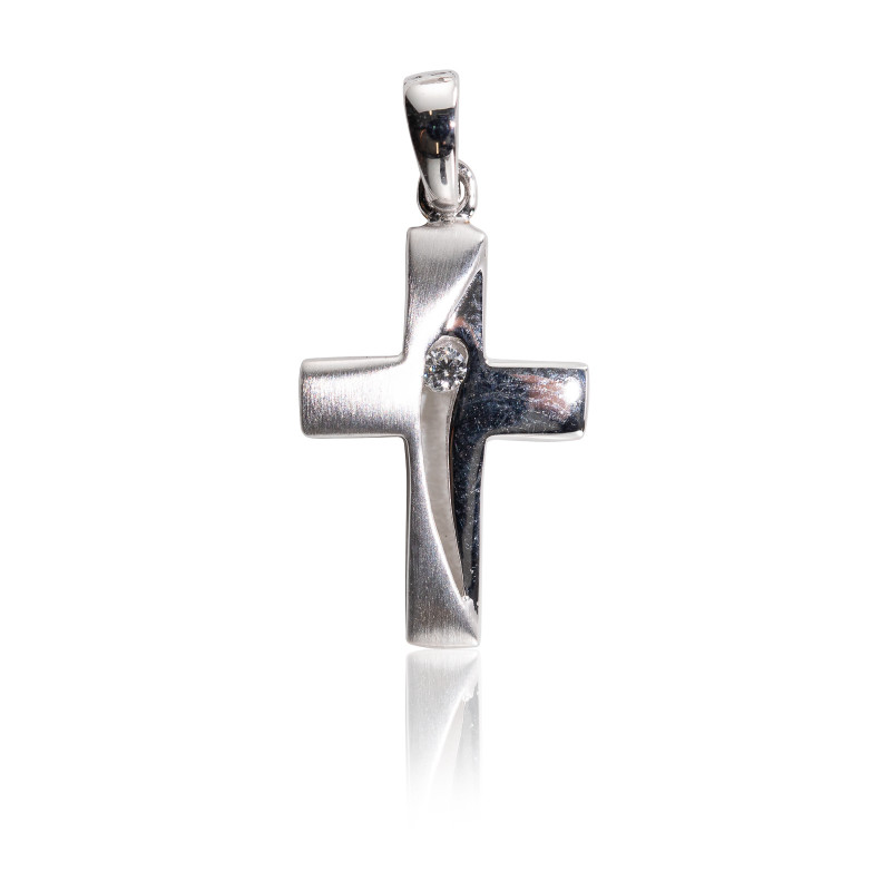 Kettenanhänger Kreuz, 925 Silber