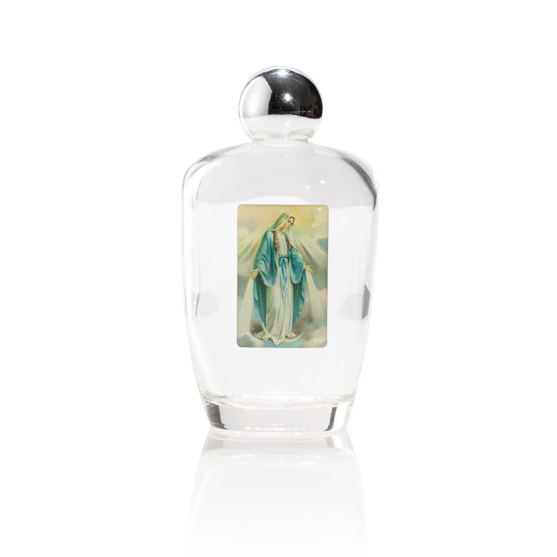 Weihwasserflasche Glas Bild Empfängnis Weihwasserflasche Glas Bild Empfängnis