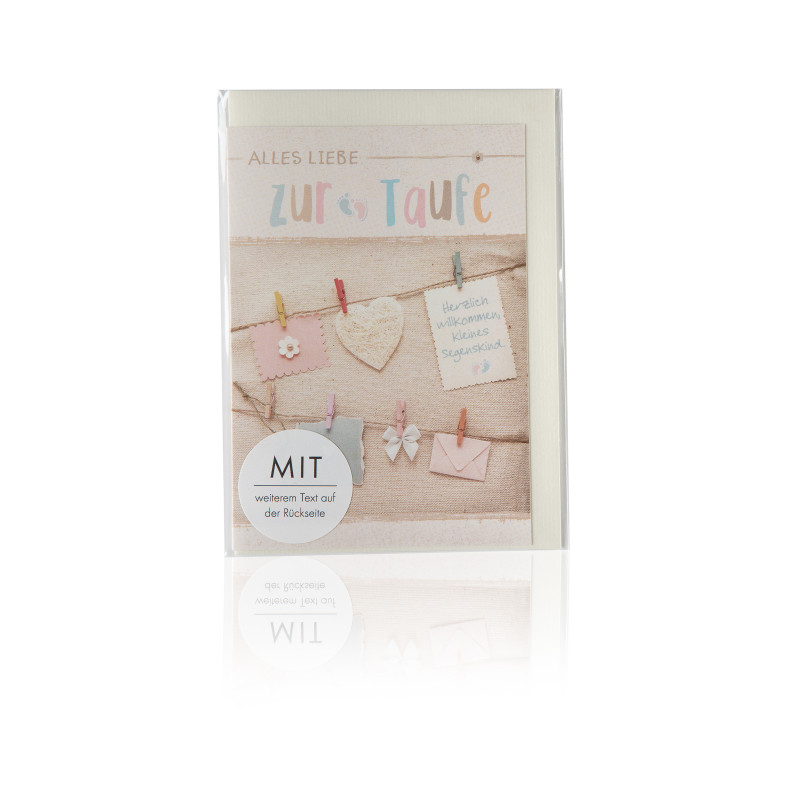 Billet - Alles Liebe zur Taufe Billet - Alles Liebe zur Taufe