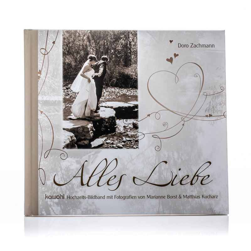Geschenkbuch zur Hochzeit "Alles Liebe"