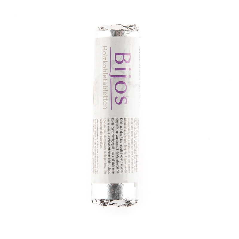 Bijos Holzkohletabletten 33 mm, 10 Stk. Bijos Holzkohletabletten 33 mm, 10 Stk.