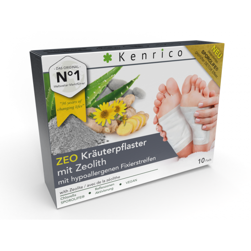 Kenrico Kräuterpflaster Zeo, 10 Pads