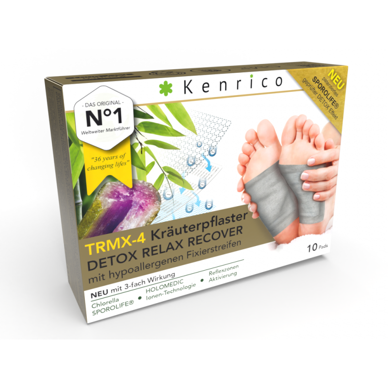 Kenrico Kräuterpflaster TMRX-4 DETOX, 10 Pads