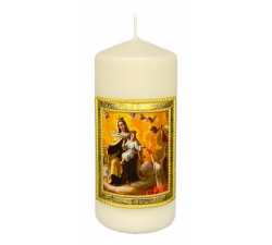Kerze "Unserer lieben Frau vom Berge Karmel" 6,5 x 15cm