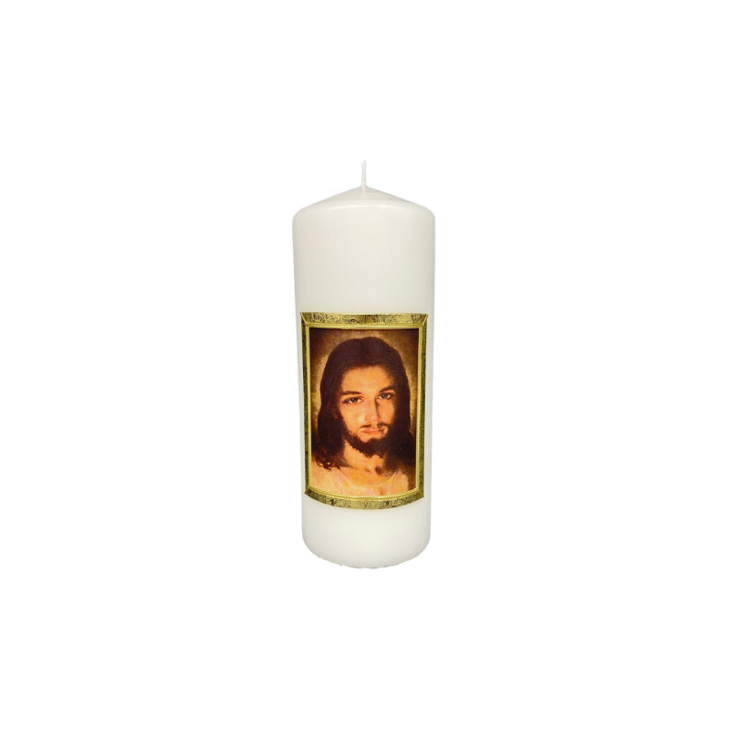 Kerze "Barmherziger Jesus" 8 x 20cm