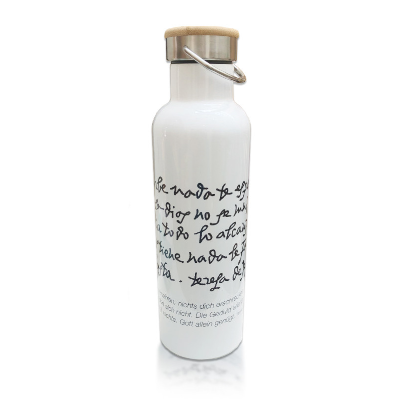 Thermosflasche mit Bambusdeckel, 750ml Thermosflasche mit Bambusdeckel, 750ml