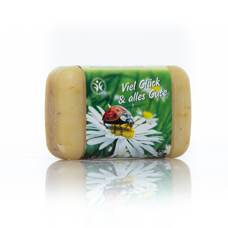 Saling Schafmilchseife "Viel Glück", 100g Saling Schafmilchseife "Viel Glück", 100g