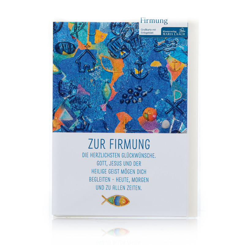 Billet zur Firmung "Fische blau" Billet zur Firmung "Fische blau"