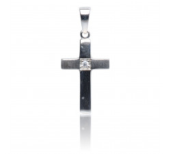 Kettenanhänger Kreuz, 925 Silber