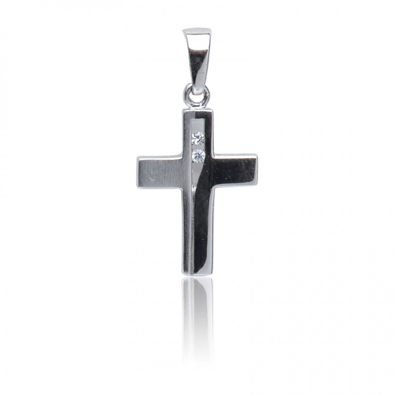 Kettenanhänger Kreuz, 925 Silber