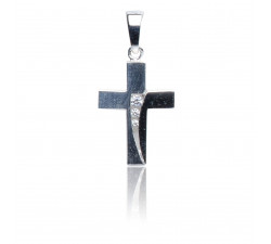 Kettenanhänger Kreuz, 925 Silber