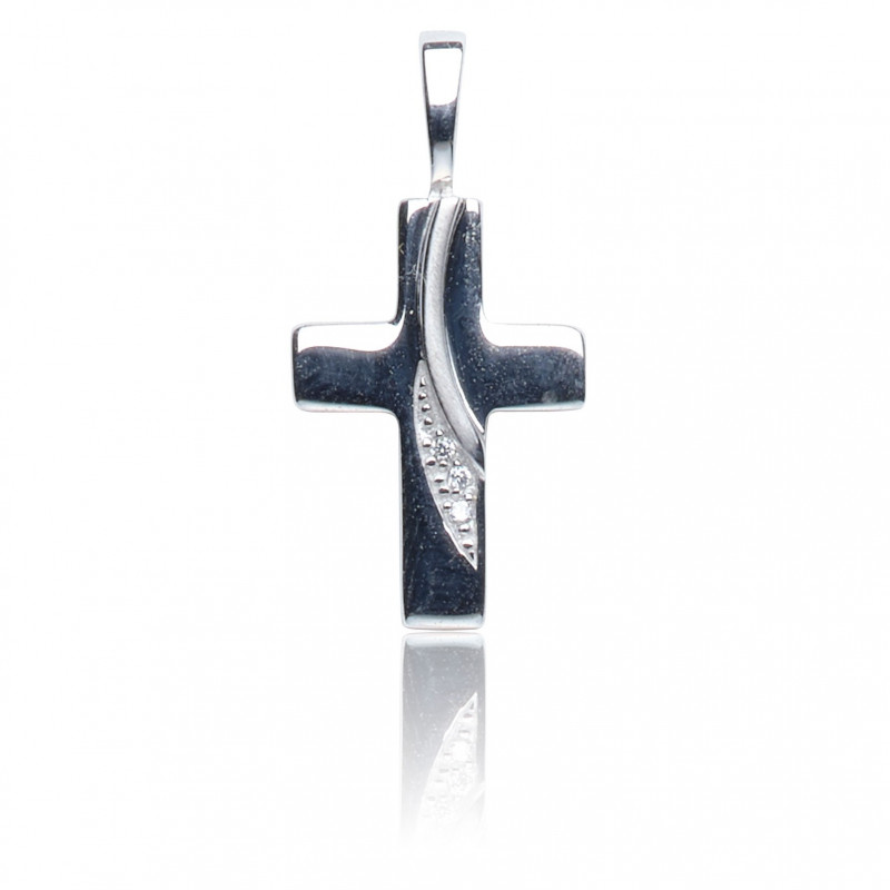 Kettenanhänger Kreuz, 925 Silber