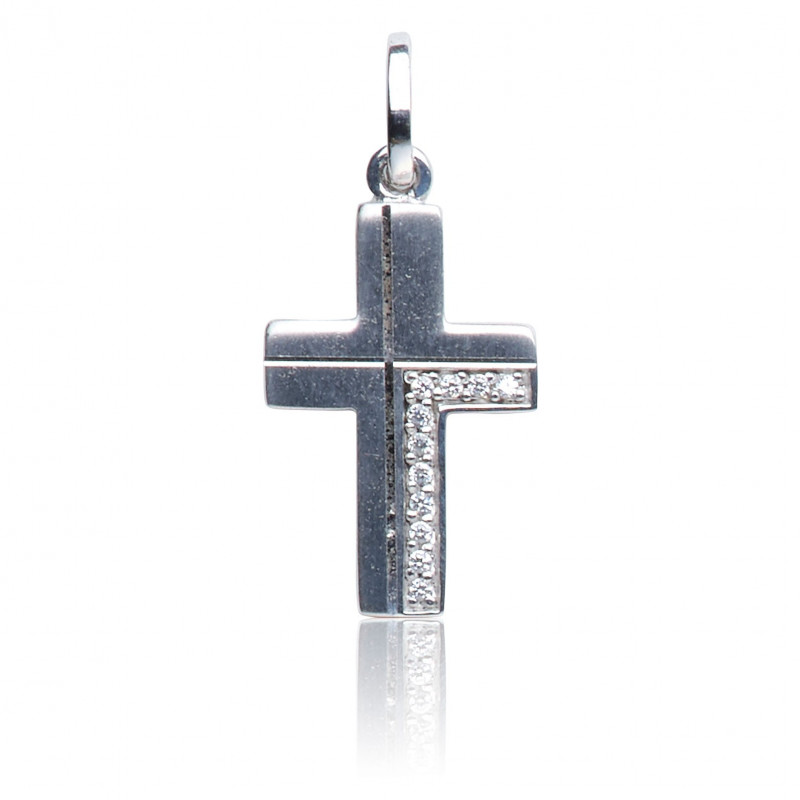 Kettenanhänger Kreuz, 925 Silber