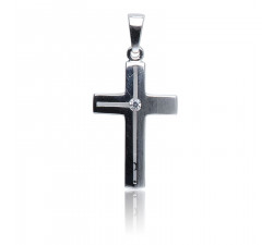 Kettenanhänger Kreuz, 925 Silber