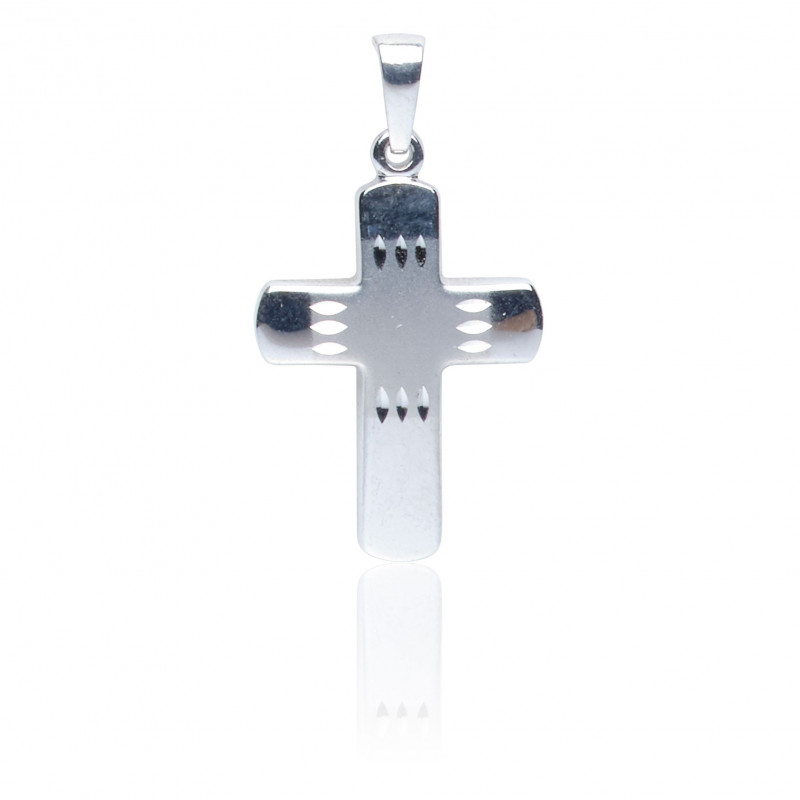 Kettenanhänger Kreuz, 925 Silber