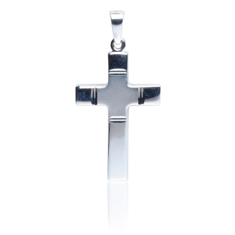 Kettenanhänger Kreuz, 925 Silber