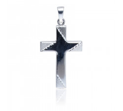 Kettenanhänger Kreuz, 925 Silber