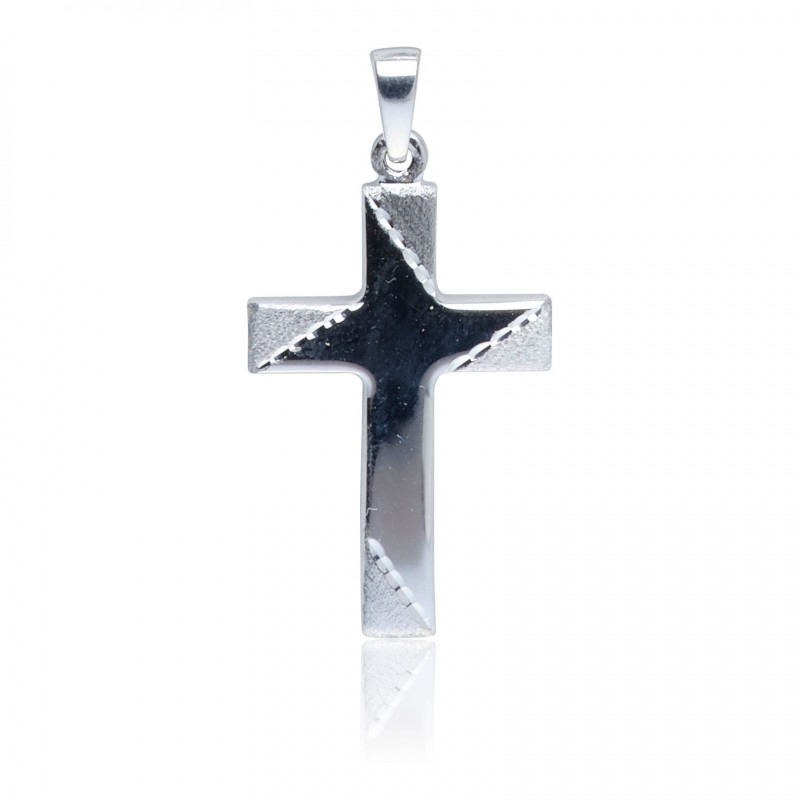 Kettenanhänger Kreuz, 925 Silber