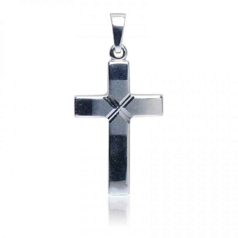 Kettenanhänger Kreuz, 925 Silber