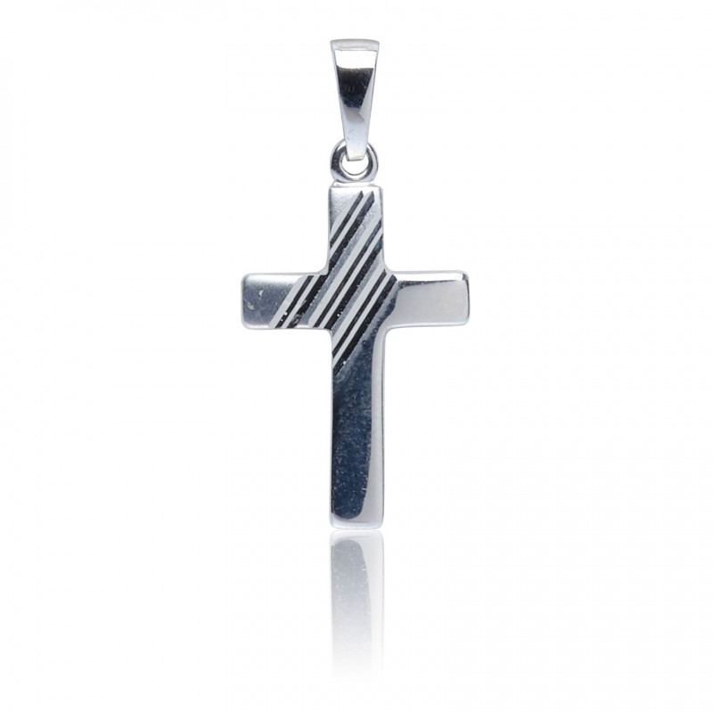 Kettenanhänger Kreuz, 925 Silber