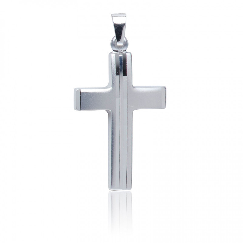 Kettenanhänger Kreuz, 925 Silber