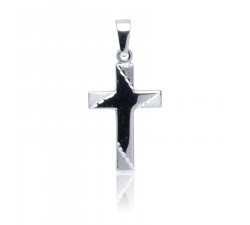 Kettenanhänger Kreuz, 925 Silber