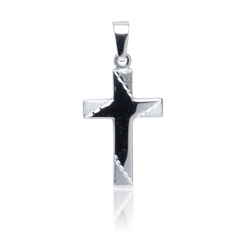 Kettenanhänger Kreuz, 925 Silber