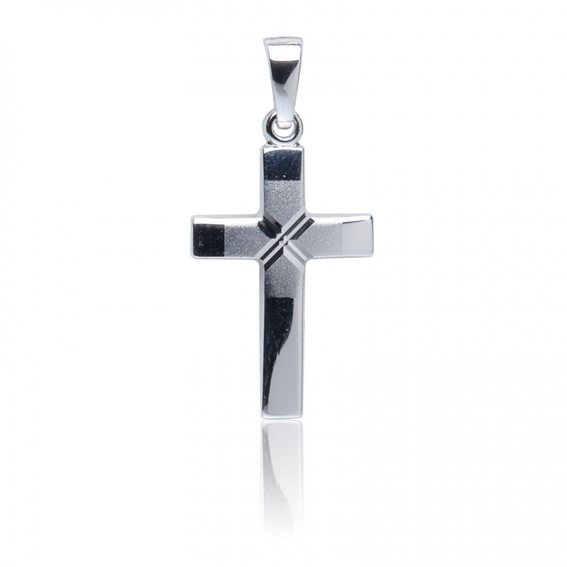 Kettenanhänger Kreuz, 925 Silber