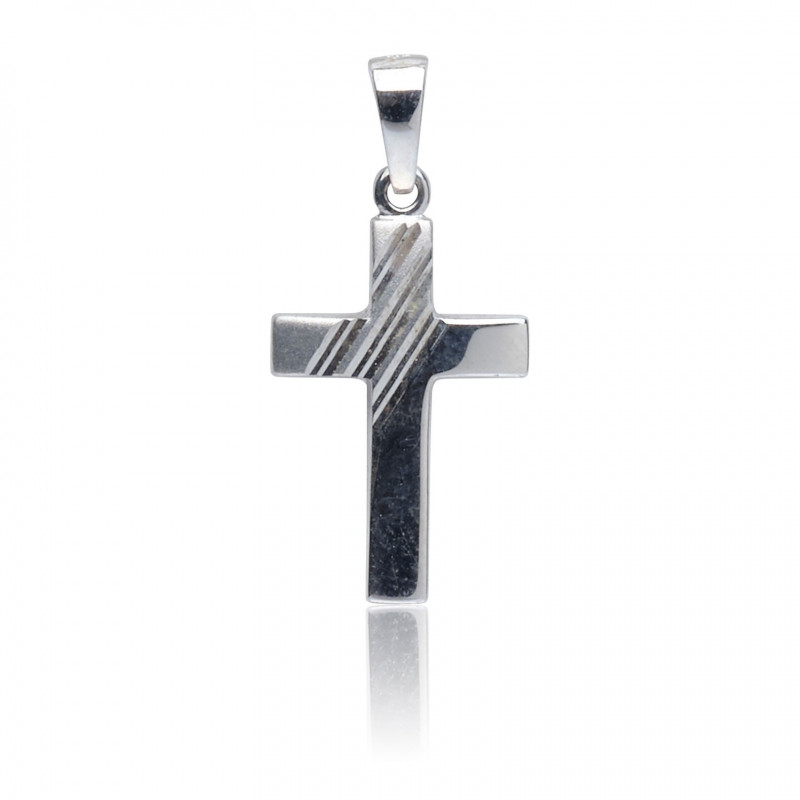 Kettenanhänger Kreuz, 925 Silber