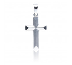 Kettenanhänger Kreuz, 925 Silber