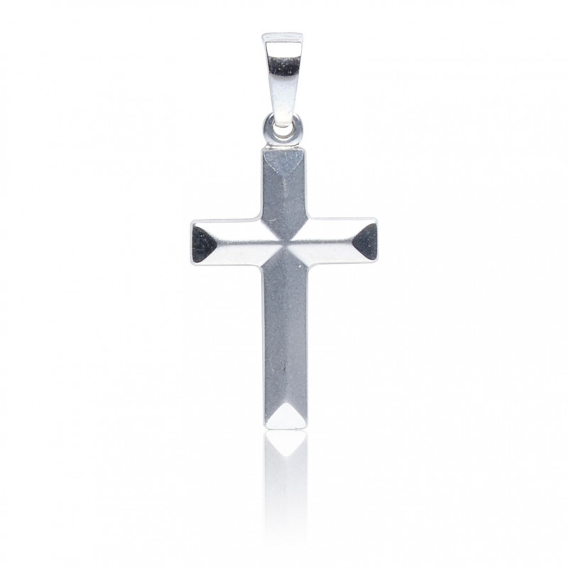 Kettenanhänger Kreuz, 925 Silber