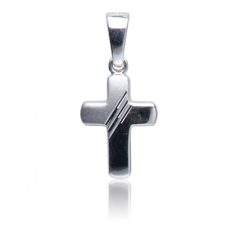 Kettenanhänger Kreuz, 925 Silber