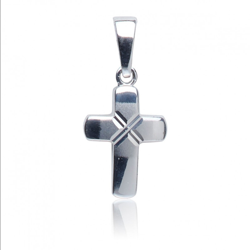 Kettenanhänger Kreuz, 925 Silber