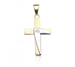 Kettenanhänger Kreuz, 585 Gold