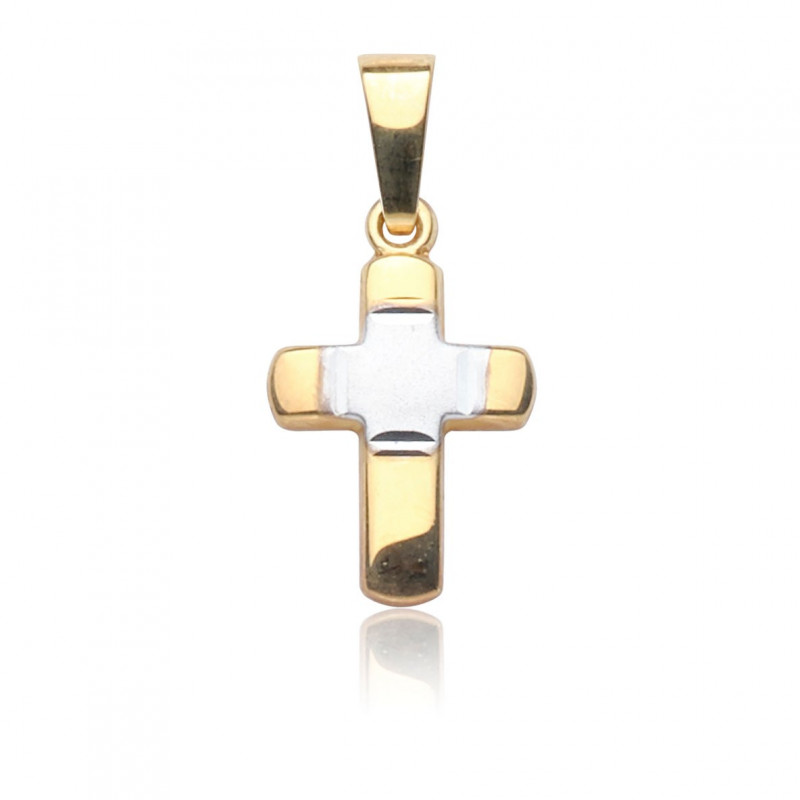 Kettenanhänger Kreuz, 585 Gold