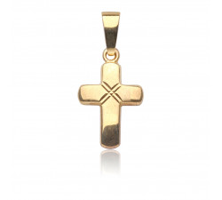 Kettenanhänger Kreuz, 585 Gold