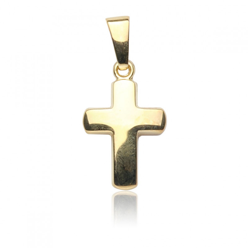 Kettenanhänger Kreuz, 585 Gold