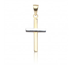 Kettenanhänger Kreuz, 585 Gold