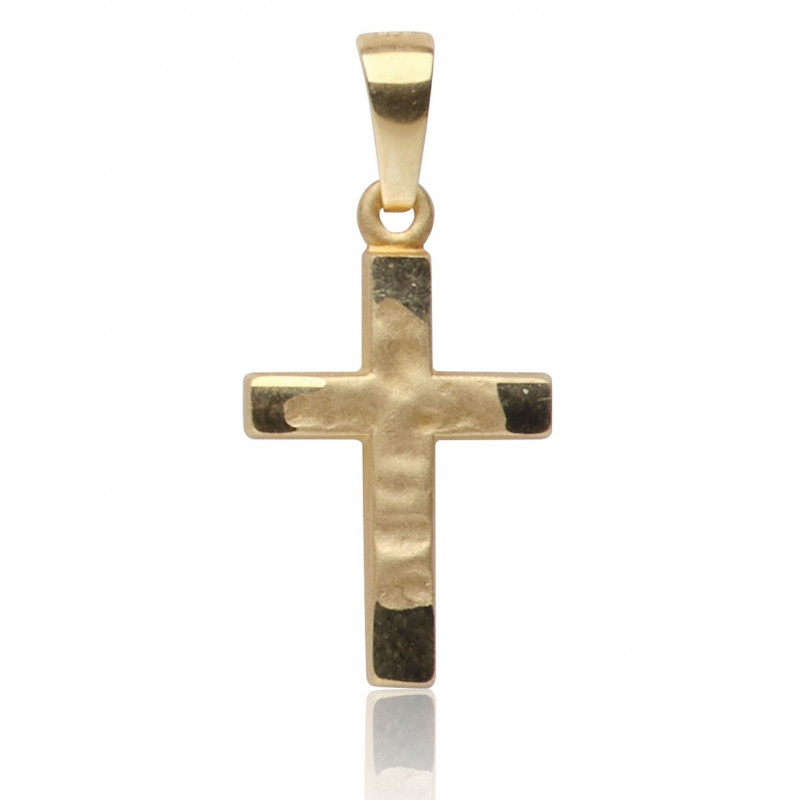 Kettenanhänger Kreuz, 585 Gold